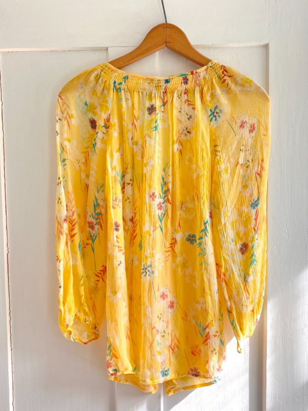 Sundance Silk Floral Blouse - Picture 4 of 6